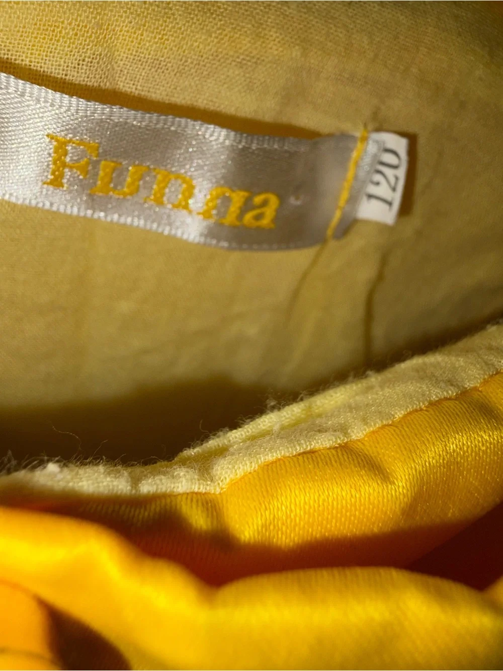 Girls Yellow Belle inspired Princess Ruched Satin Dress girl size 6